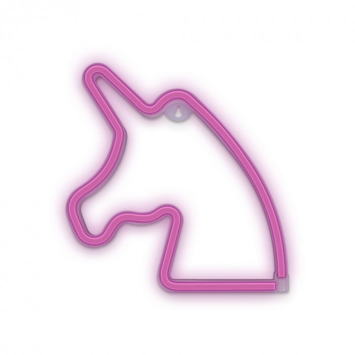 Forever Light Neon LED-lys Unicorn batteri + USB FLNEO1, Rosa i gruppen LEKER, BARN OG BABY / Barnerom / Belysning / Taklamper og vegglamper hos TP E-commerce Nordic AB (38-86865)