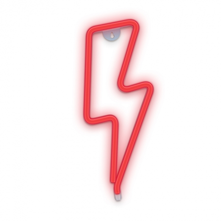 Forever Light Neon LED lys Flash, batteri + USB FLNEO6, Rød i gruppen Elektronikk / Lys / Bordlamper hos TP E-commerce Nordic AB (38-86897)