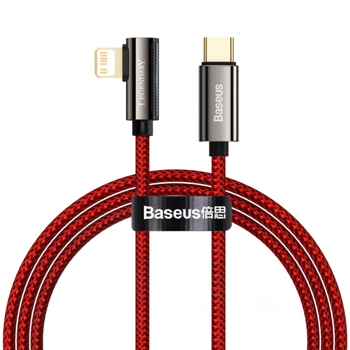 Baseus cable Legend USB - USB-C 1,0m 66W, Red i gruppen Datautstyr / Kabler og adaptere / USB / USB-C hos TP E-commerce Nordic AB (38-86923)