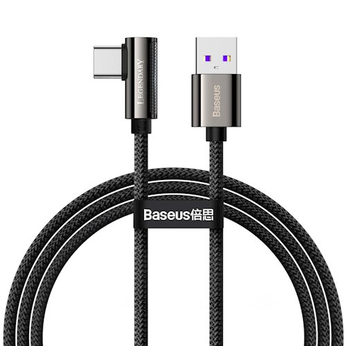 Baseus cable Legend USB - USB-C 2,0m 66W, Black i gruppen Datautstyr / Kabler og adaptere / USB / USB-C hos TP E-commerce Nordic AB (38-86925)