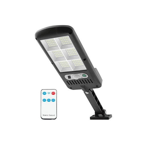 LTC Solcellelampe 120-LED SMD 24W 1800lm 1800mAh + fjernkontroll i gruppen HJEM, HUS OG HAGE / El og belysning / Utendørsbelysning / Solcelle hos TP E-commerce Nordic AB (38-86945)