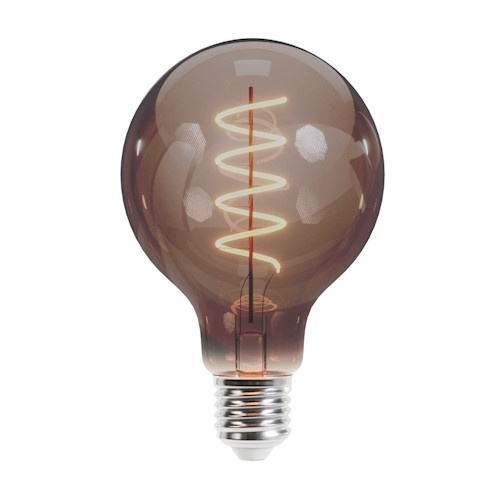 Forever Light LED-lampe Filament E27 G95 4W 230V 2000K 250lm SF, Sooty glass i gruppen Elektronikk / Lys / LED-lys hos TP E-commerce Nordic AB (38-86949)