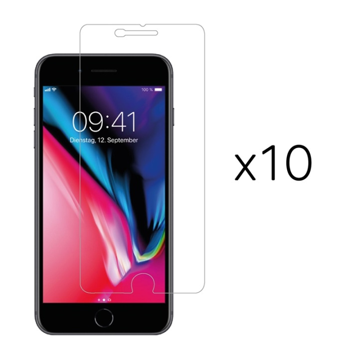 Champion Skjermbeskyttere iPhone 7/8/SE 10-pakning i gruppen SMARTTELEFON & NETTBRETT / Mobilbeskyttelse / Apple / iPhone 7 / Skjermbeskyttelse hos TP E-commerce Nordic AB (38-87185)