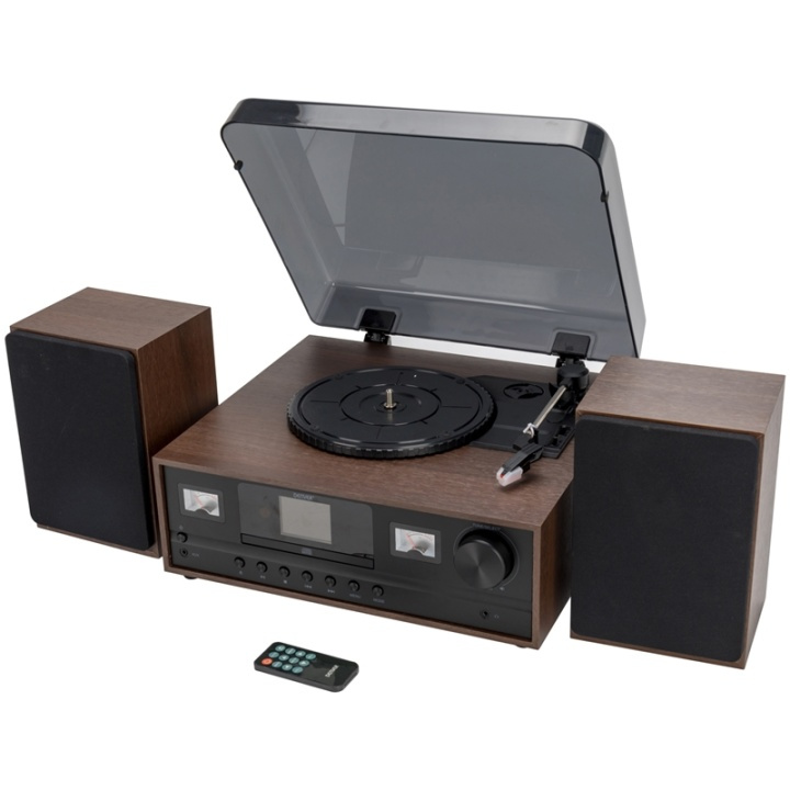 Denver Retro musikkanlegg TT/BT/DAB+/FM/CD 2x5W i gruppen Elektronikk / Lyd & Bilde / Hjemmekino, HiFi og bærbar / Kompakt Stereo & Platespillere hos TP E-commerce Nordic AB (38-87249)