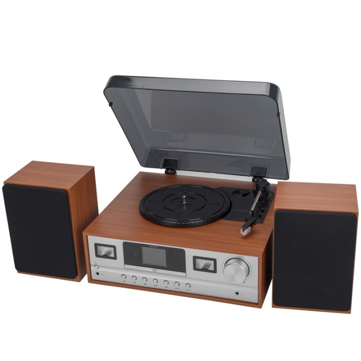 Denver Retro musikkanlegg TT/BT/DAB+/FM/CD 2x5W i gruppen Elektronikk / Lyd & Bilde / Hjemmekino, HiFi og bærbar / Kompakt Stereo & Platespillere hos TP E-commerce Nordic AB (38-87250)
