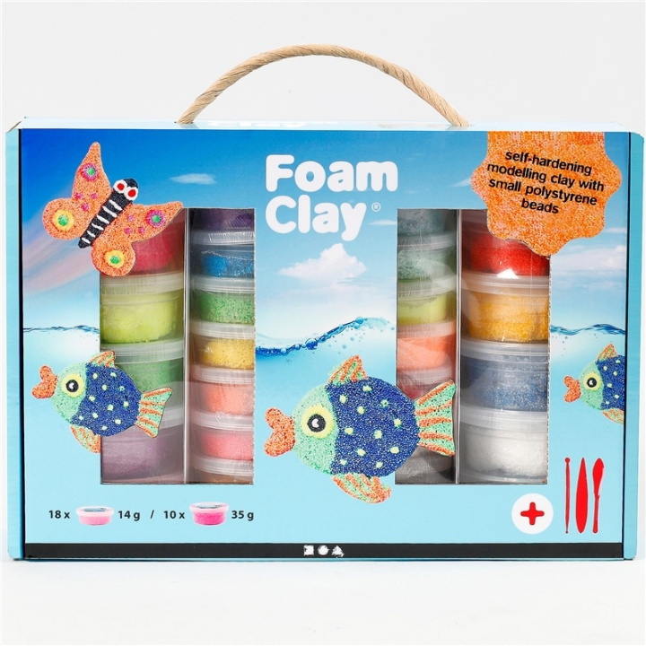 Foam Clay Gaveeske Blandede farger i gruppen LEKER, BARN OG BABY / Leker / Lek leire, lek sand og tilbehør hos TP E-commerce Nordic AB (38-87390)