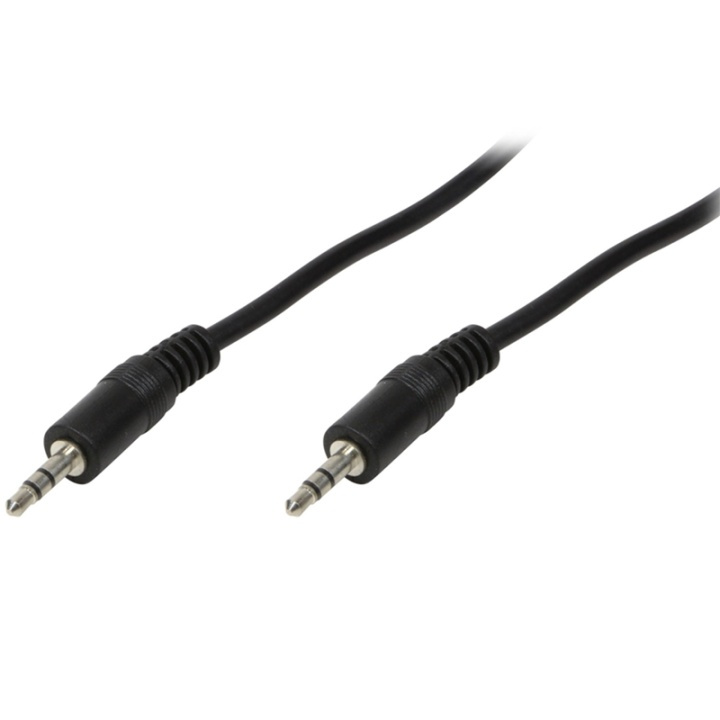 LogiLink Lydkabel 3,5 mm hann - 3,5 mm hann Stereo i gruppen Elektronikk / Kabler og adaptere / Lyd analog / 3,5 mm hos TP E-commerce Nordic AB (38-87652)
