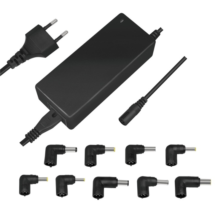 LogiLink Strømadapter for bærbar PC 90W i gruppen Datautstyr / Bærbare datamaskiner og tilbehør / Lader / Vegglader / Universal hos TP E-commerce Nordic AB (38-87669)