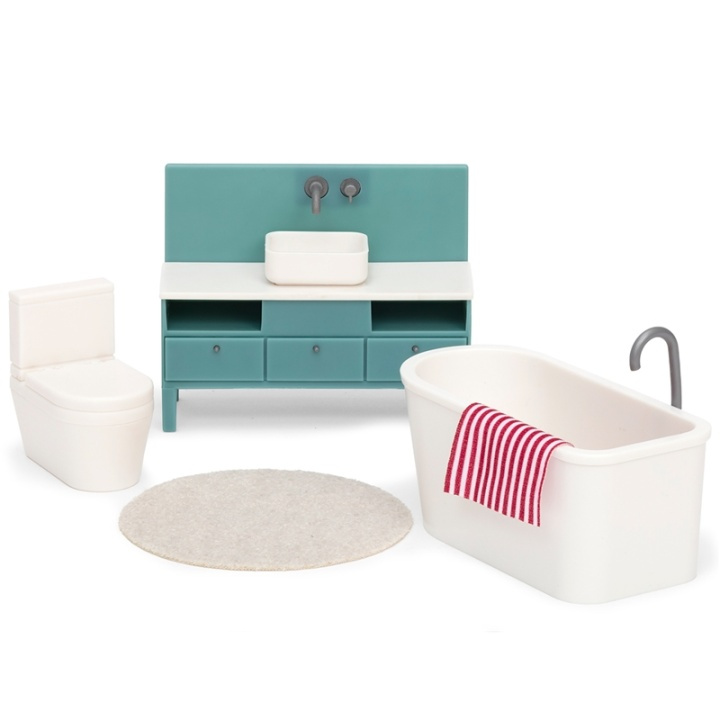 Lundby Baderomssett 603068 i gruppen LEKER, BARN OG BABY / Leker / Dukker & tilbehør hos TP E-commerce Nordic AB (38-87705)