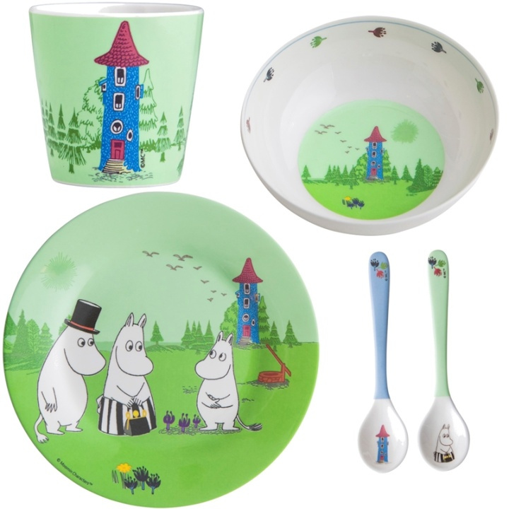 Mumin Servise for barn Muminhouse i gruppen LEKER, BARN OG BABY / Spise & drikke / Barneserviser hos TP E-commerce Nordic AB (38-87755)