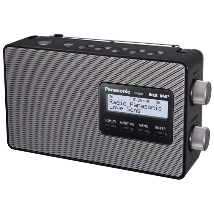 Panasonic FM/DAB-radio hurtigvalg AC/Batte i gruppen Elektronikk / Lyd & Bilde / Hjemmekino, HiFi og bærbar / Radio & Vekkerklokker / Internet Radio hos TP E-commerce Nordic AB (38-87847)