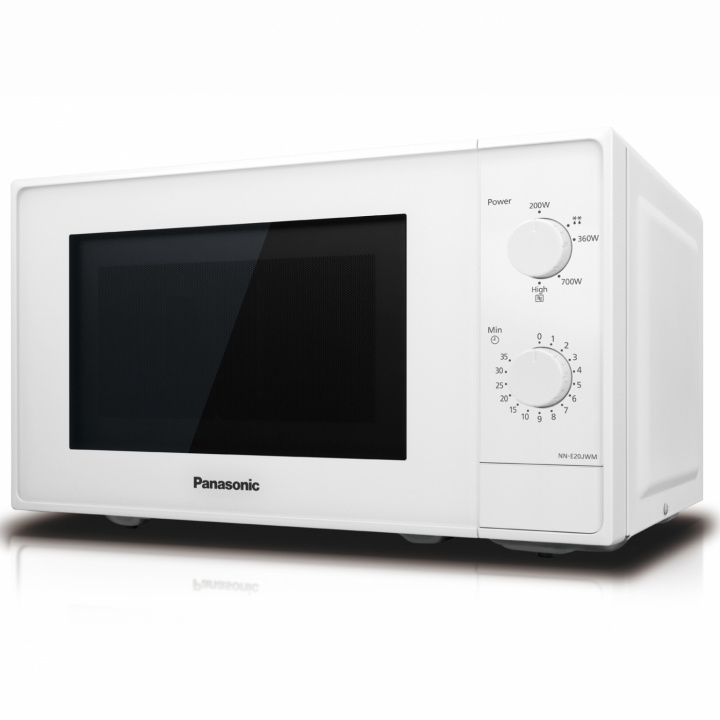 Panasonic Mikrobølgeovn Hvit 20l 800Watt Mekanisk i gruppen HJEM, HUS OG HAGE / Husholdningsapparater / Mikrobølgeovner hos TP E-commerce Nordic AB (38-87854)