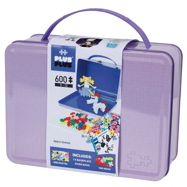 Plus-Plus Koffert i pastellfarget metall i gruppen LEKER, BARN OG BABY / Leker / Byggeleker / Byggeklosser hos TP E-commerce Nordic AB (38-87983)