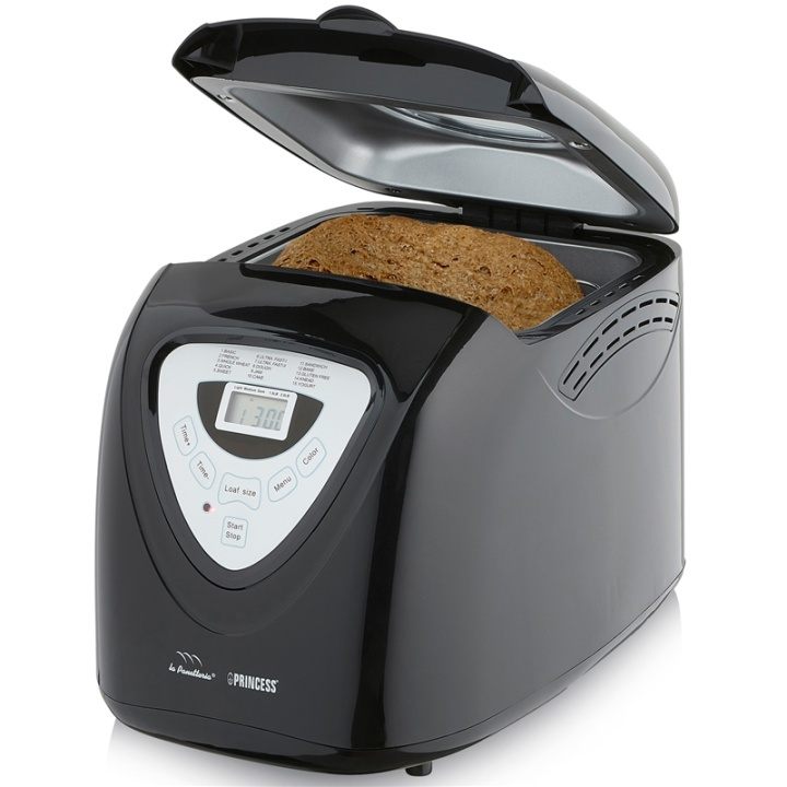 Princess Bakemaskin Svart 900gram 15 programmer digital i gruppen HJEM, HUS OG HAGE / Husholdningsapparater / Matprosessorer og kjøkkenassistenter / Kjøkkenassistenter og tilbehør hos TP E-commerce Nordic AB (38-87991)