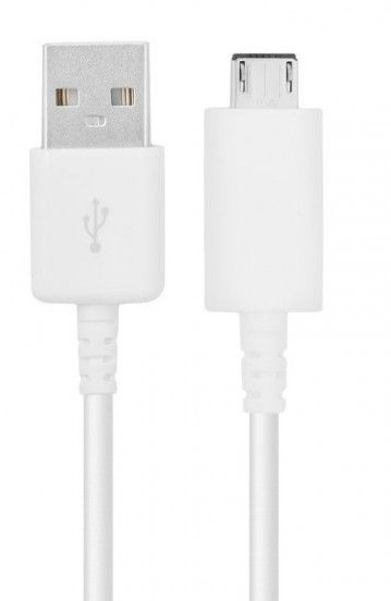 Samsung EP-DG925UWE, microUSB-kabel, 1 m, hvit, bulk i gruppen SMARTTELEFON & NETTBRETT / Ladere og Kabler / Kabler / Kabler microUSB hos TP E-commerce Nordic AB (38-88033)