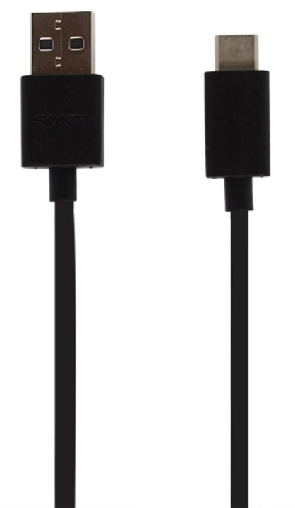 SONY UCB20, USB Type C-kabel, 1 m, i løsvekt, svart i gruppen SMARTTELEFON & NETTBRETT / Ladere og Kabler / Kabler / Kabler microUSB hos TP E-commerce Nordic AB (38-88041)