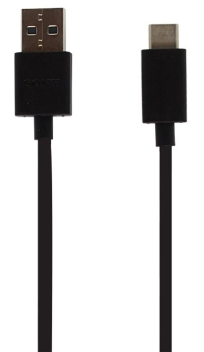 SONY UCB20 , USB typ C-kabel, 1m, Bulk, Svart i gruppen SMARTTELEFON & NETTBRETT / Ladere og Kabler / Kabler / Kabler microUSB hos TP E-commerce Nordic AB (38-88041)