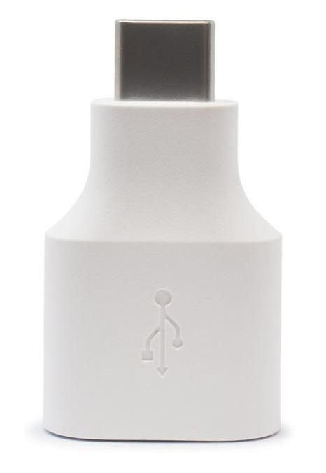Google USB-adapter USB til USB-C, bulk, hvit i gruppen SMARTTELEFON & NETTBRETT / Ladere og Kabler / Adaptere hos TP E-commerce Nordic AB (38-88044)