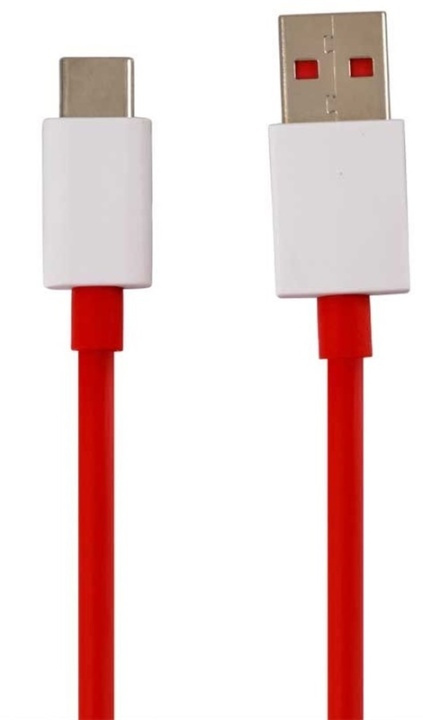 OnePlus D301 USB typ C kabel, 1m, Röd, Bulk i gruppen SMARTTELEFON & NETTBRETT / Ladere og Kabler / Kabler / Kabler type C hos TP E-commerce Nordic AB (38-88047)