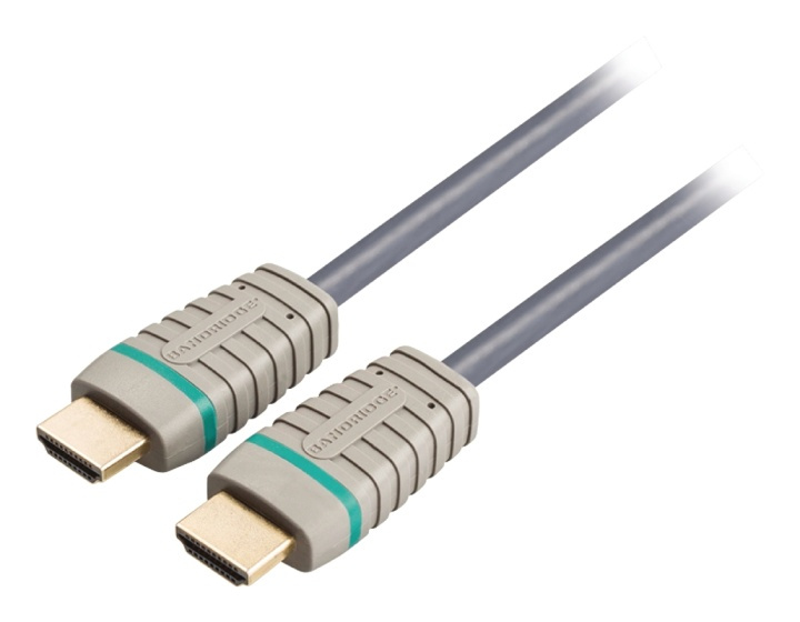 Höghastighets HDMI-kabel med Ethernet, HDMI till HDMI, 2m i gruppen Elektronikk / Kabler og adaptere / HDMI / Kabler hos TP E-commerce Nordic AB (38-88100)