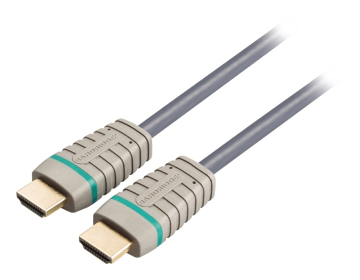 Høyhastighets HDMI-kabel med Ethernet, HDMI til HDMI, 2 m i gruppen Elektronikk / Kabler og adaptere / HDMI / Kabler hos TP E-commerce Nordic AB (38-88100)