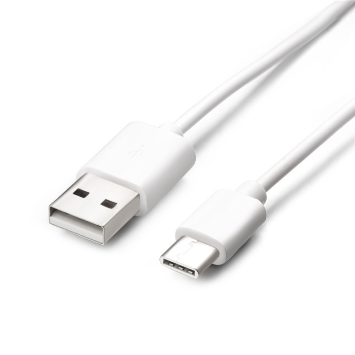 Huawei LX-1289 USB Type C-kabel, hvit, bulk i gruppen SMARTTELEFON & NETTBRETT / Ladere og Kabler / Kabler / Kabler type C hos TP E-commerce Nordic AB (38-88178)