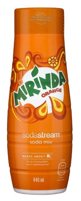 SodaStream Mirinda 440 ml - gir 8 liter i gruppen HJEM, HUS OG HAGE / Husholdningsapparater / Vann og juice / Kullsyremaskin / Smaker hos TP E-commerce Nordic AB (38-88279)