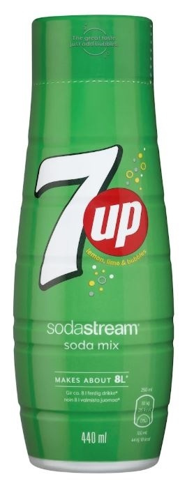 Sodastream 7Up 440 ml - gir 8 liter i gruppen HJEM, HUS OG HAGE / Husholdningsapparater / Vann og juice / Kullsyremaskin / Smaker hos TP E-commerce Nordic AB (38-88281)
