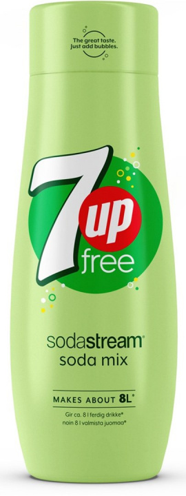 SodaStream 7Up free 440ml - Ger 8 liter (OBS DATUM) i gruppen HJEM, HUS OG HAGE / Husholdningsapparater / Vann og juice / Kullsyremaskin / Smaker hos TP E-commerce Nordic AB (38-88282D)