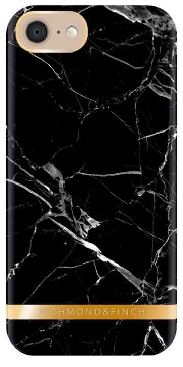 RF by Richmond & Finch Black Marble, skal för iPhone 7/8/SE i gruppen SMARTTELEFON & NETTBRETT / Mobilbeskyttelse / Apple / iPhone 7 / Deksel hos TP E-commerce Nordic AB (38-88473)
