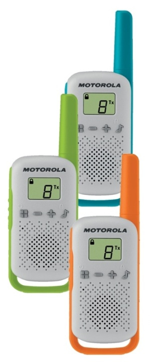 Motorola PMR Talkabout T42, 3stk Walkie Talkie i gruppen SPORT, FRITID & HOBBY / Friluftsliv / Walkie talkie hos TP E-commerce Nordic AB (38-88511)