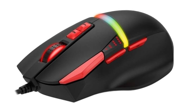 Havit Gaming Mouse med RGB, 8200DPI i gruppen Datautstyr / Mus & Tastatur / Mus / via kabel hos TP E-commerce Nordic AB (38-88521)