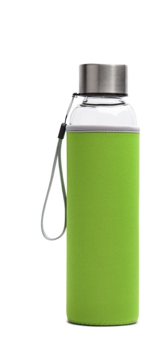 Lord Nelson Glassflaske med neoprenhylse 60 cl, grønn i gruppen SPORT, FRITID & HOBBY / Friluftsliv / Termoser og flasker hos TP E-commerce Nordic AB (38-88632-GR)