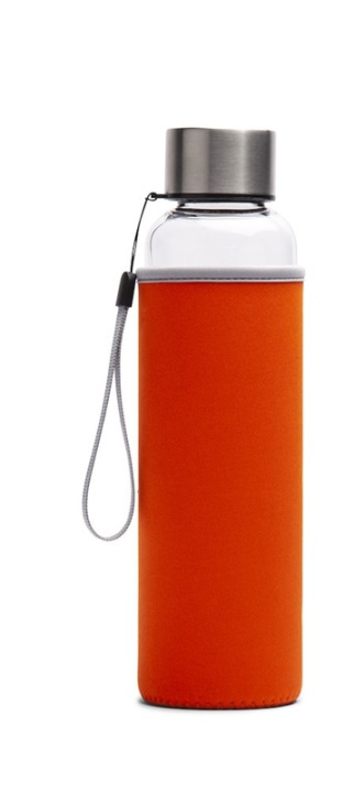 Lord Nelson Glassflaske med neoprenhylse 60 cl, oransje i gruppen SPORT, FRITID & HOBBY / Friluftsliv / Termoser og flasker hos TP E-commerce Nordic AB (38-88632-OR)