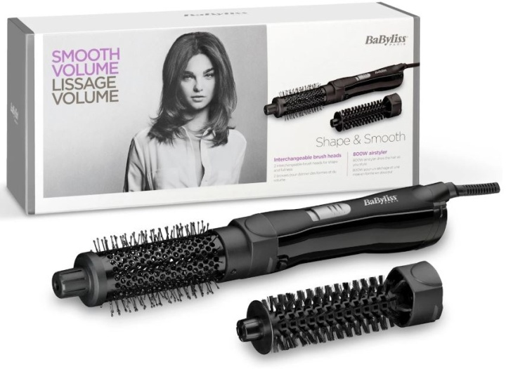 Babyliss AS82E Shape & Smooth Varmluftsborste i gruppen HELSE OG SKJØNNHET / Hår & styling / Stylingverktøy / Varmluftsbørster hos TP E-commerce Nordic AB (38-88670)