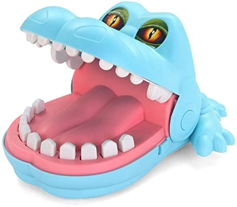 Spel Crocodile Dentist - Blå i gruppen LEKER, BARN OG BABY / Leker / Brettspill / Barnespill hos TP E-commerce Nordic AB (38-88702)