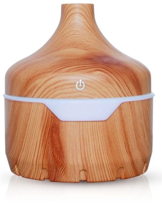 Luftfukter/Aroma Diffuser i tredesign 300ml, Lyst tre i gruppen HJEM, HUS OG HAGE / Vifter og klimaprodukter / Luftfuktere hos TP E-commerce Nordic AB (38-89007)