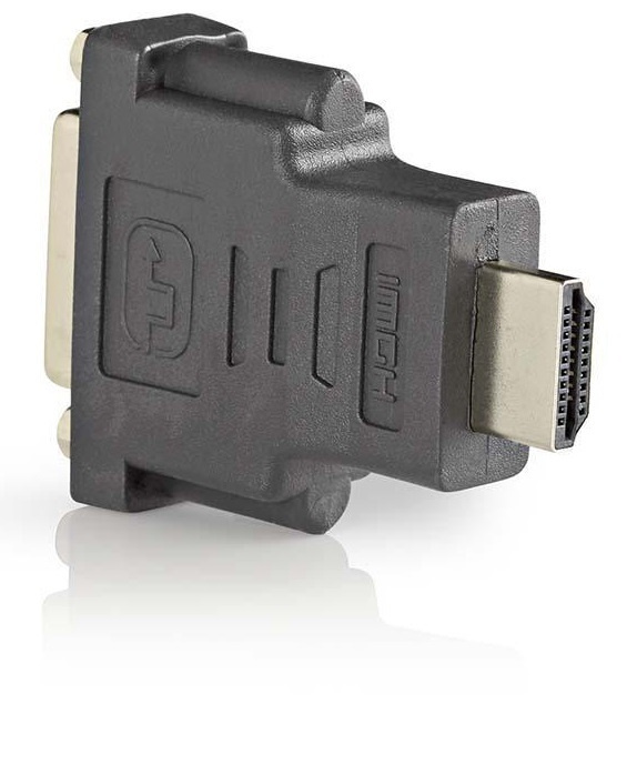 Nedis HDMI™ Adapter | HDMI ™ -kontakt | DVI-D 24+1-Pins Hun | Gull belagt | Rett | ABS | Antrasitt | 1 stk. | Boks i gruppen Elektronikk / Kabler og adaptere / HDMI / Adaptere hos TP E-commerce Nordic AB (38-89021)