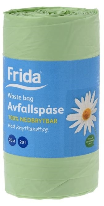 Frida Nedbrytningsbar avfallspåse 20 liter i gruppen HJEM, HUS OG HAGE / Rengjøringsprodukter / Rengjøringstilbehør hos TP E-commerce Nordic AB (38-89062)