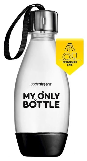 SodaStream My Only Bottle 0,5 l, Svart i gruppen HJEM, HUS OG HAGE / Husholdningsapparater / Vann og juice / Kullsyremaskin / Tilbehør hos TP E-commerce Nordic AB (38-89119)