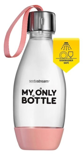 SodaStream My Only Bottle 0,5 l, Rosa i gruppen HJEM, HUS OG HAGE / Husholdningsapparater / Vann og juice / Kullsyremaskin / Tilbehør hos TP E-commerce Nordic AB (38-89121)