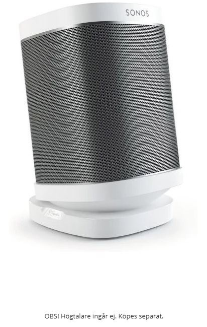 Vogels SOUND 4113 Bordstativ SonosPlay1/3, hvit i gruppen Elektronikk / Lyd & Bilde / Høyttalere & tilbehør / Høyttalerstativ hos TP E-commerce Nordic AB (38-89223)