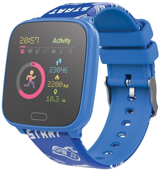 Forever Smartwatch IGO JW-100, Blå i gruppen SPORT, FRITID & HOBBY / Smartwatch og Aktivitetsmålere / Smartwatch for barn hos TP E-commerce Nordic AB (38-89306)