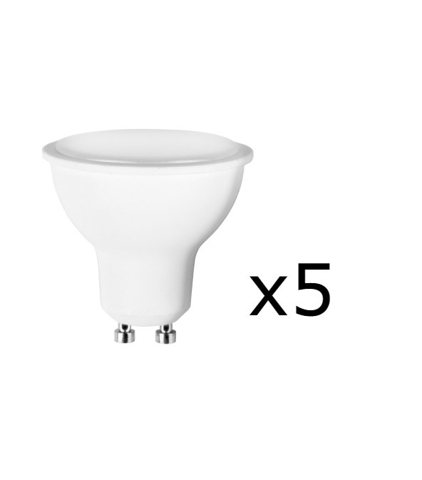 LED-lampe GU10 1W 230V 3000K 5-pakning, Varm hvit i gruppen Elektronikk / Lys / LED-lys hos TP E-commerce Nordic AB (38-89339-PKT05)