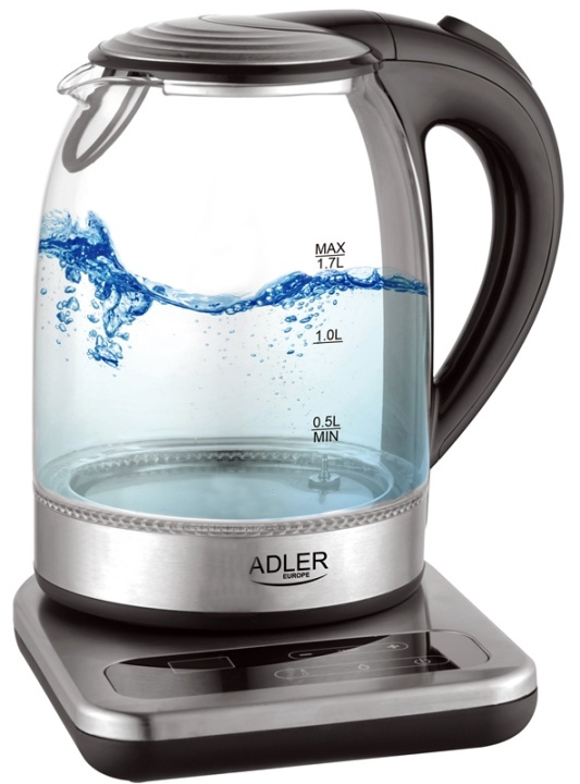 Adler AD 1293 Vannkoker med bunn 1,7 L i gruppen HJEM, HUS OG HAGE / Husholdningsapparater / Vann og juice / Vannkokere hos TP E-commerce Nordic AB (38-89377)