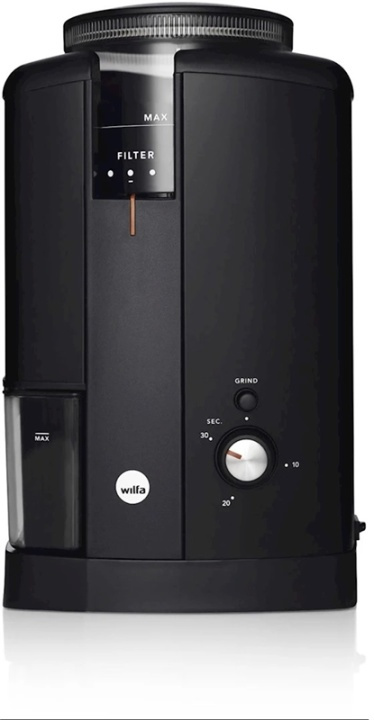 Wilfa CGWS-130B Kaffekvern med 5 forskjellige malingsnivåer i gruppen HJEM, HUS OG HAGE / Husholdningsapparater / Kaffe og espresso / Kaffekverner hos TP E-commerce Nordic AB (38-89461)