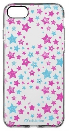 CellularLine Stars, TPU-deksel iPhone 7/8/SE (2. generasjon) i gruppen SMARTTELEFON & NETTBRETT / Mobilbeskyttelse / Apple / iPhone 7 / Deksel hos TP E-commerce Nordic AB (38-89522)