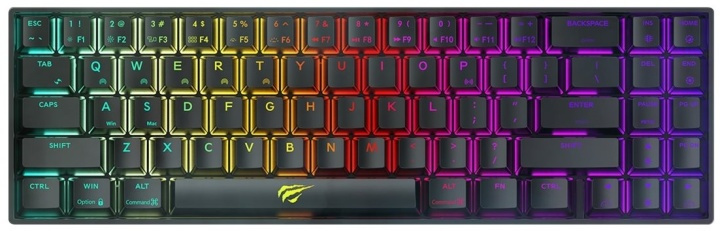 Havit Mekanisk gaming-tastatur med bakgrunnsbelysning, svart i gruppen Datautstyr / GAMING / Tastatur hos TP E-commerce Nordic AB (38-89534)