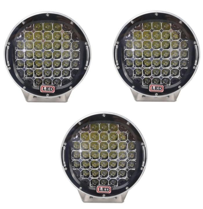 3-pack Cree LED Extraljus 555W, 28305 Lumen, Svart i gruppen Bil / Bilbelysning / Ekstralys hos TP E-commerce Nordic AB (38-89542PKT)