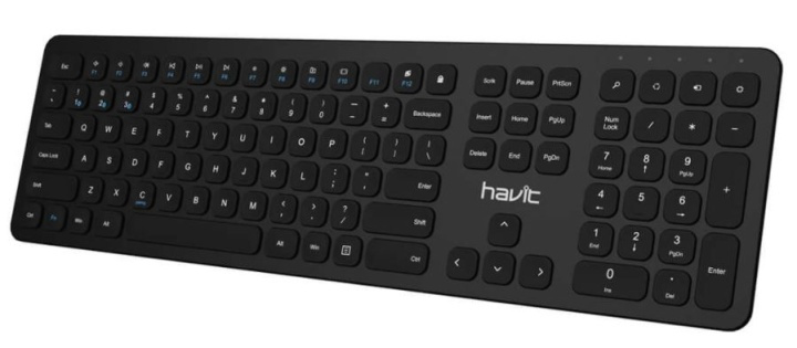 Havit Proline KB235BT Trådløst tastatur for flere enheter i gruppen Datautstyr / Mus & Tastatur / Tastatur / Trådløs hos TP E-commerce Nordic AB (38-89684)